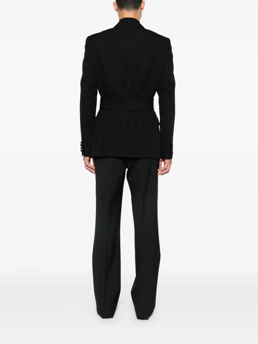 Valentino Garavani Blazer met dubbele rij knopen en kwastje Zwart