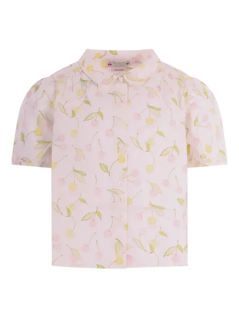 Bonpoint camisa con cerezas estampadas