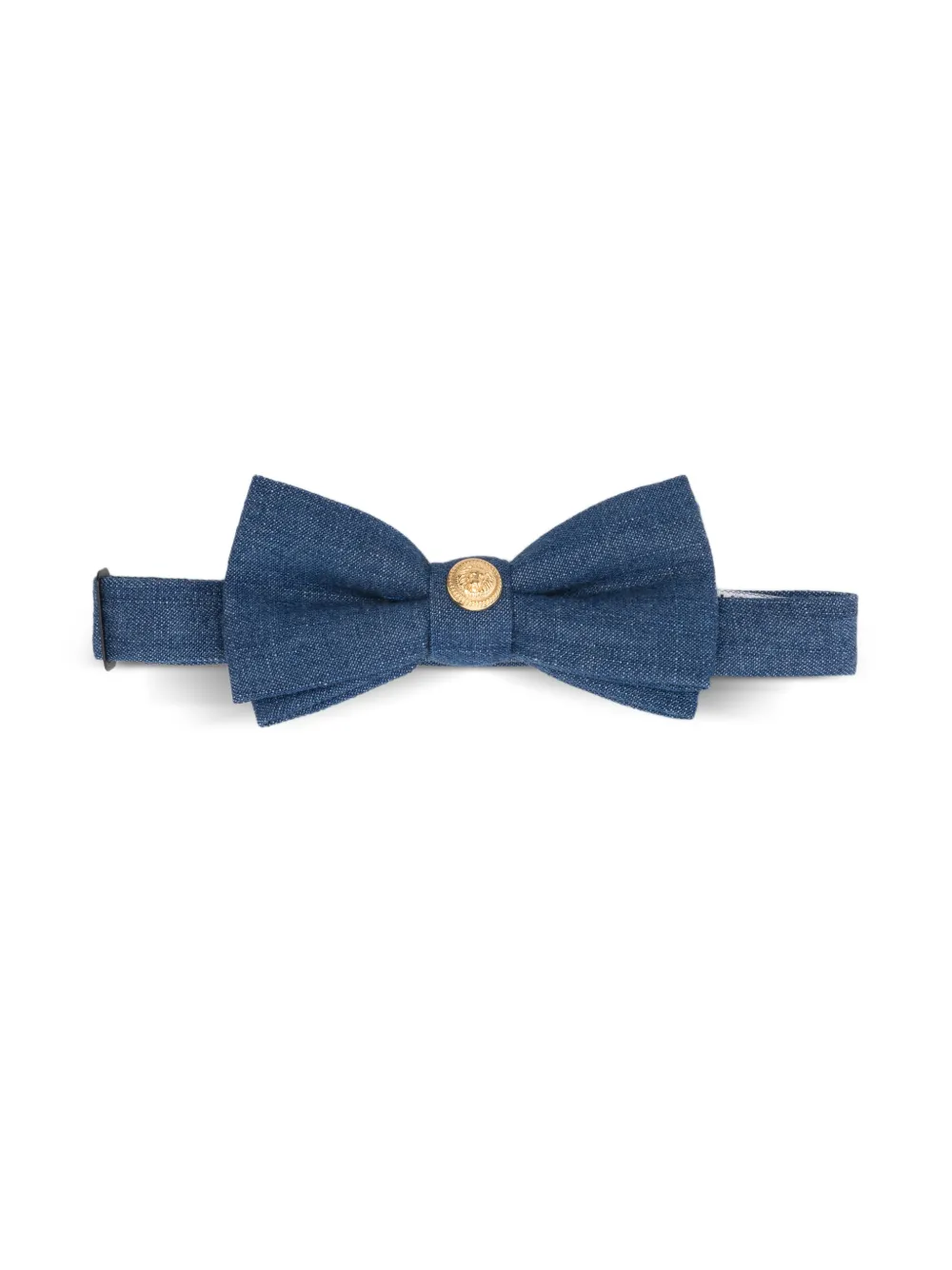 Balmain Kids button-detail bow tie - Blu