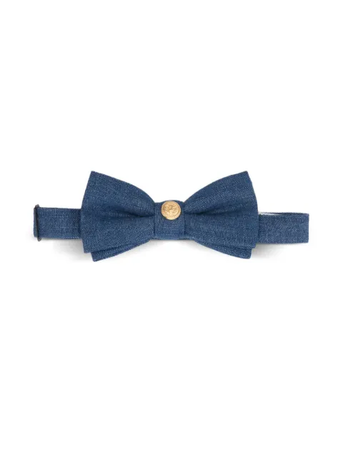 Balmain Kids button-detail bow tie