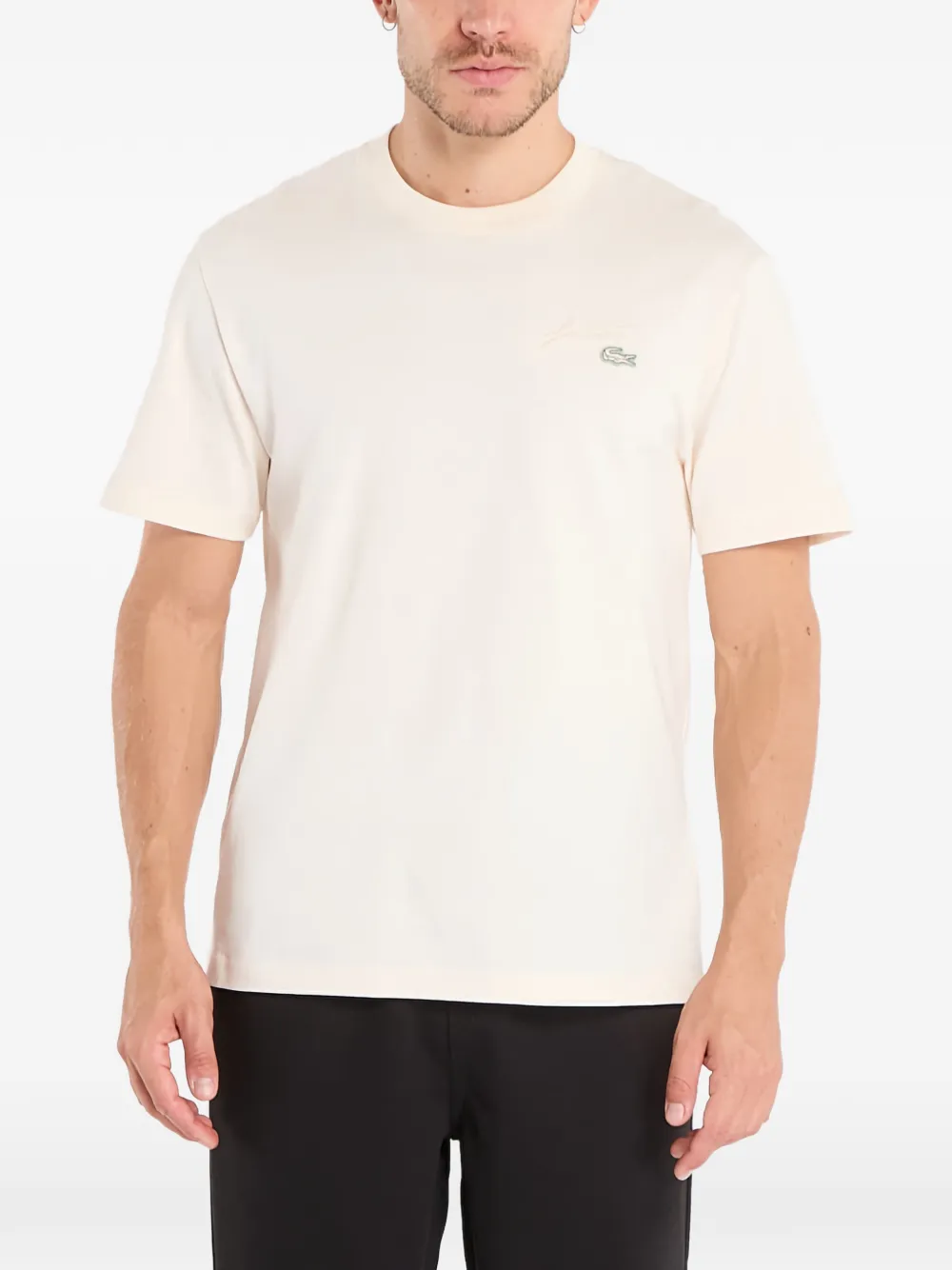 Lacoste logo T-shirt - Nude