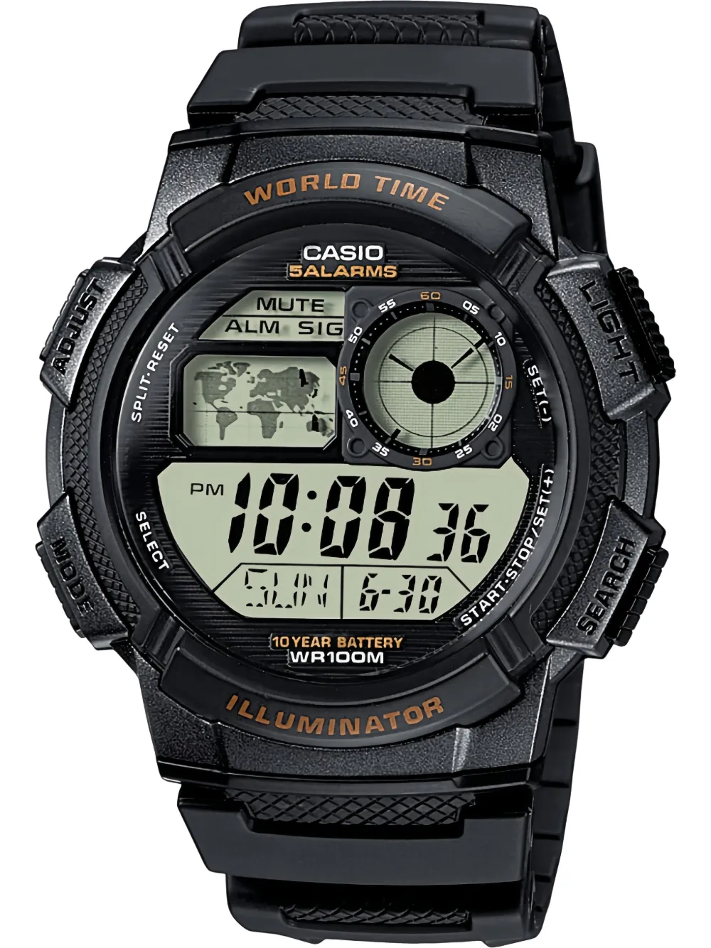 Casio digital display 48mm watch | Men | Image 2