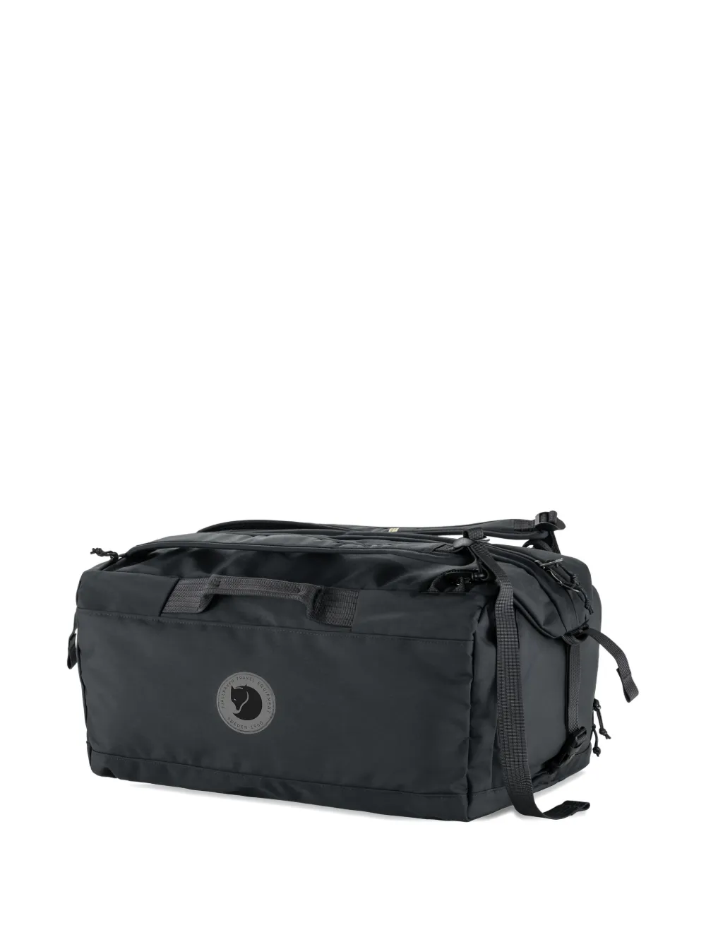  Fjällräven Logo Duffel Bag - Black 