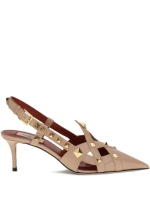 Valentino Garavani ビーポインティ Vロゴ スリングバックパンプス
