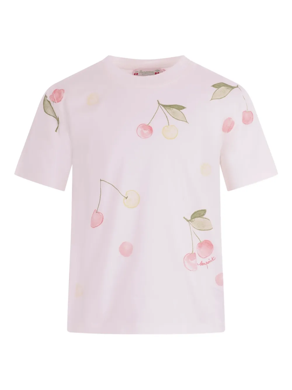Bonpoint cherry-print T-shirt - Bianco