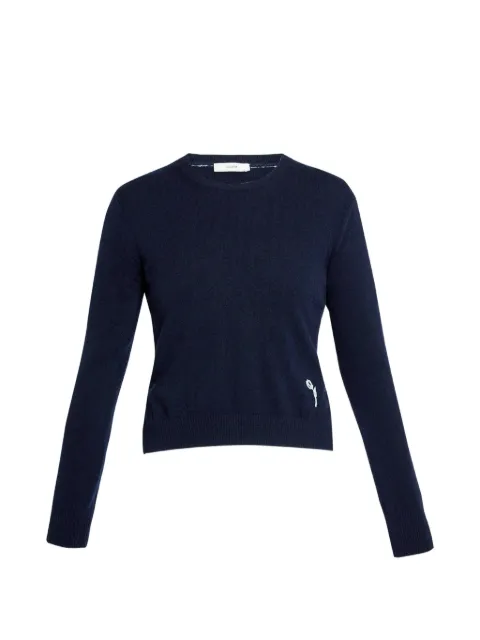ERDEM embroidered crew-neck sweater