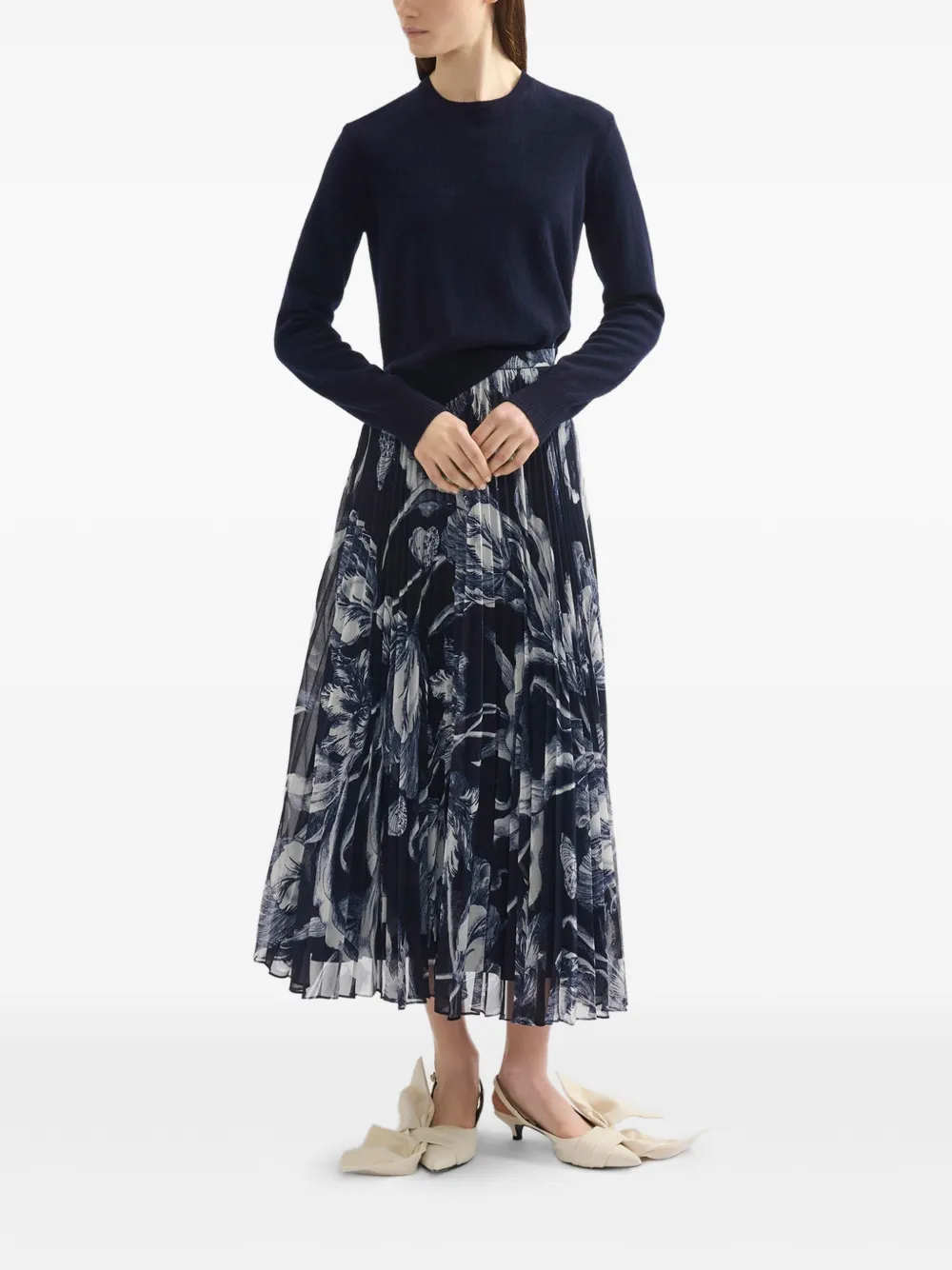  Erdem Pull à Logo Brodé - Bleu 