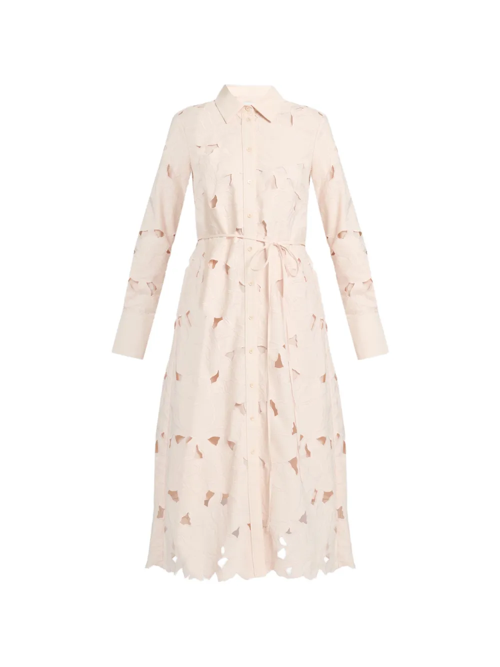 ERDEM long-sleeve shirt dress - Rosa