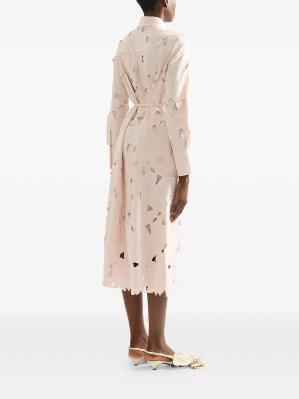 erdem shirt dress Erdem Long-sleeve Shirt Dress