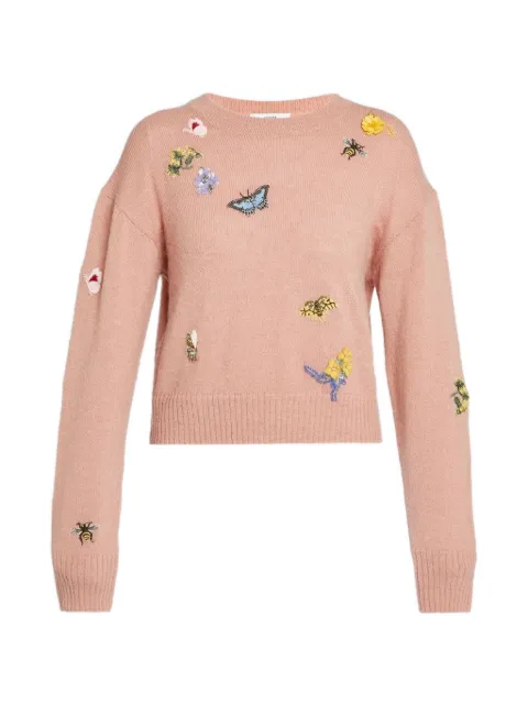 ERDEM crew-neck embellished sweater