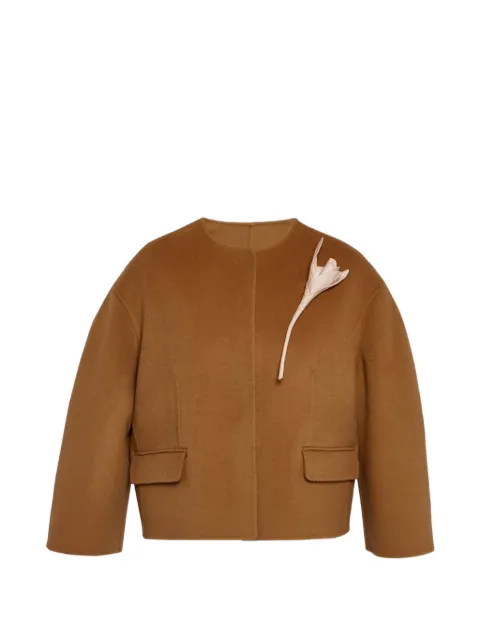 ERDEM tulip-brooch jacket