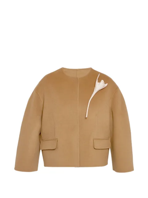 ERDEM tulip-brooch jacket