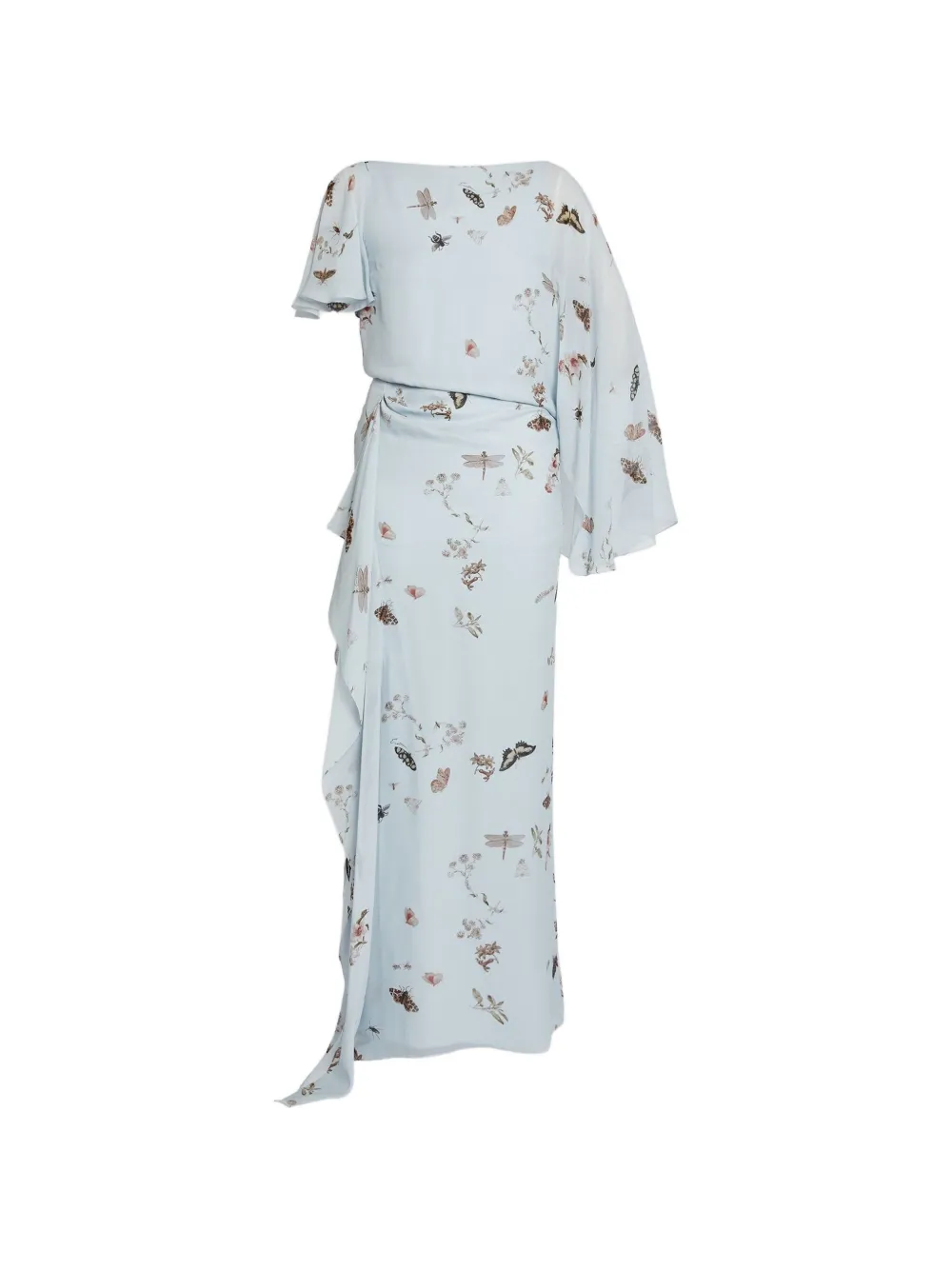 ERDEM draped gown - Blu