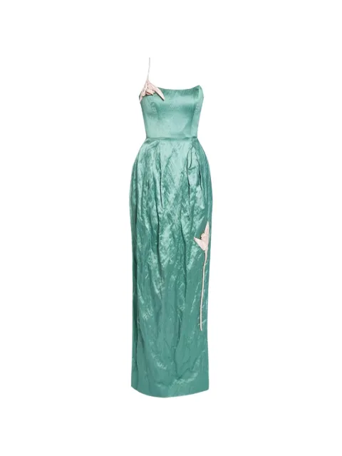 ERDEM tulip-embroidery gown