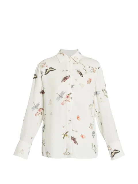 ERDEM long-sleeve floral-print shirt