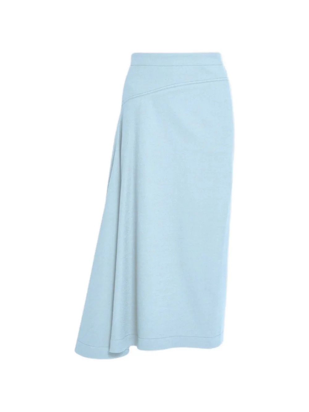ERDEM draped midi skirt - Blau