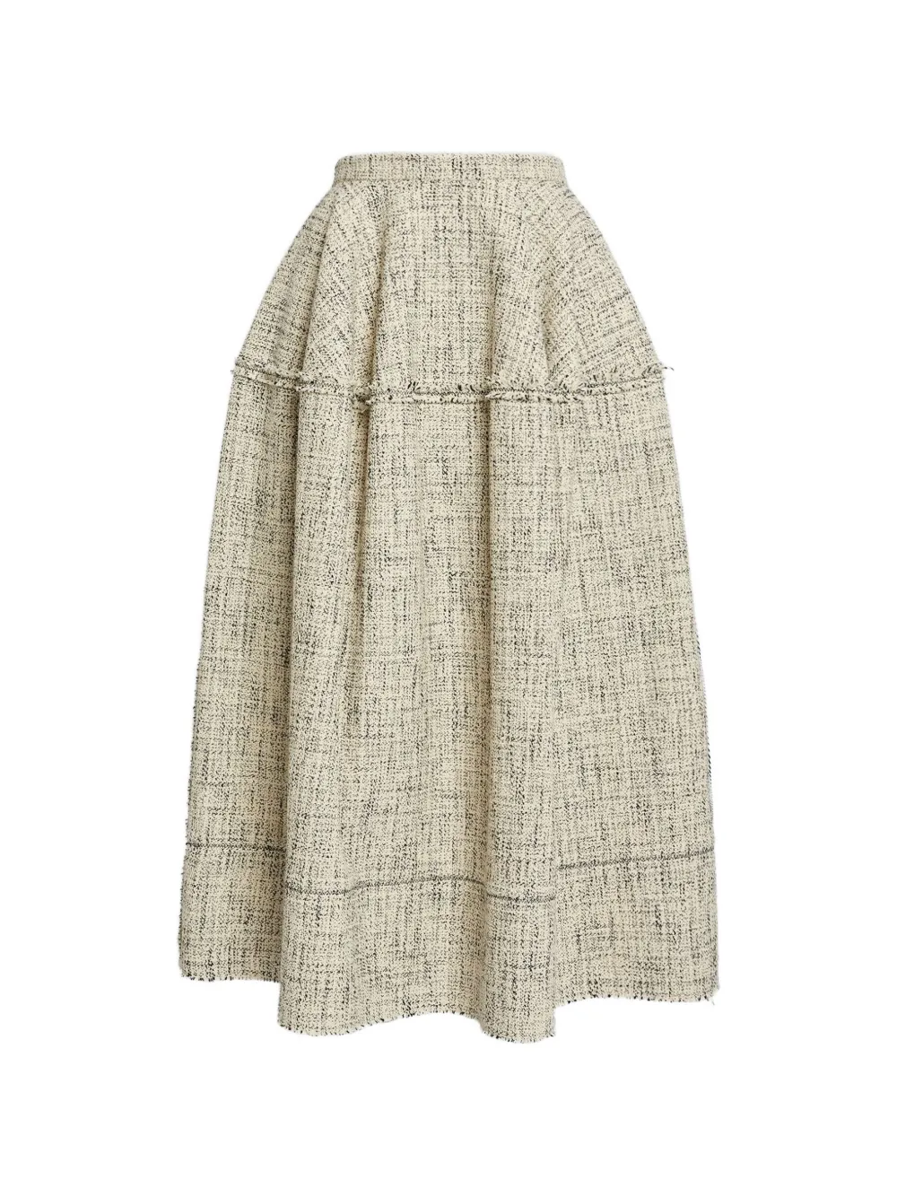 ERDEM Midi-rok met ruches Beige