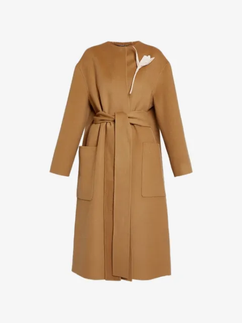 ERDEM Mantel im Oversized-Look mit Gürtel