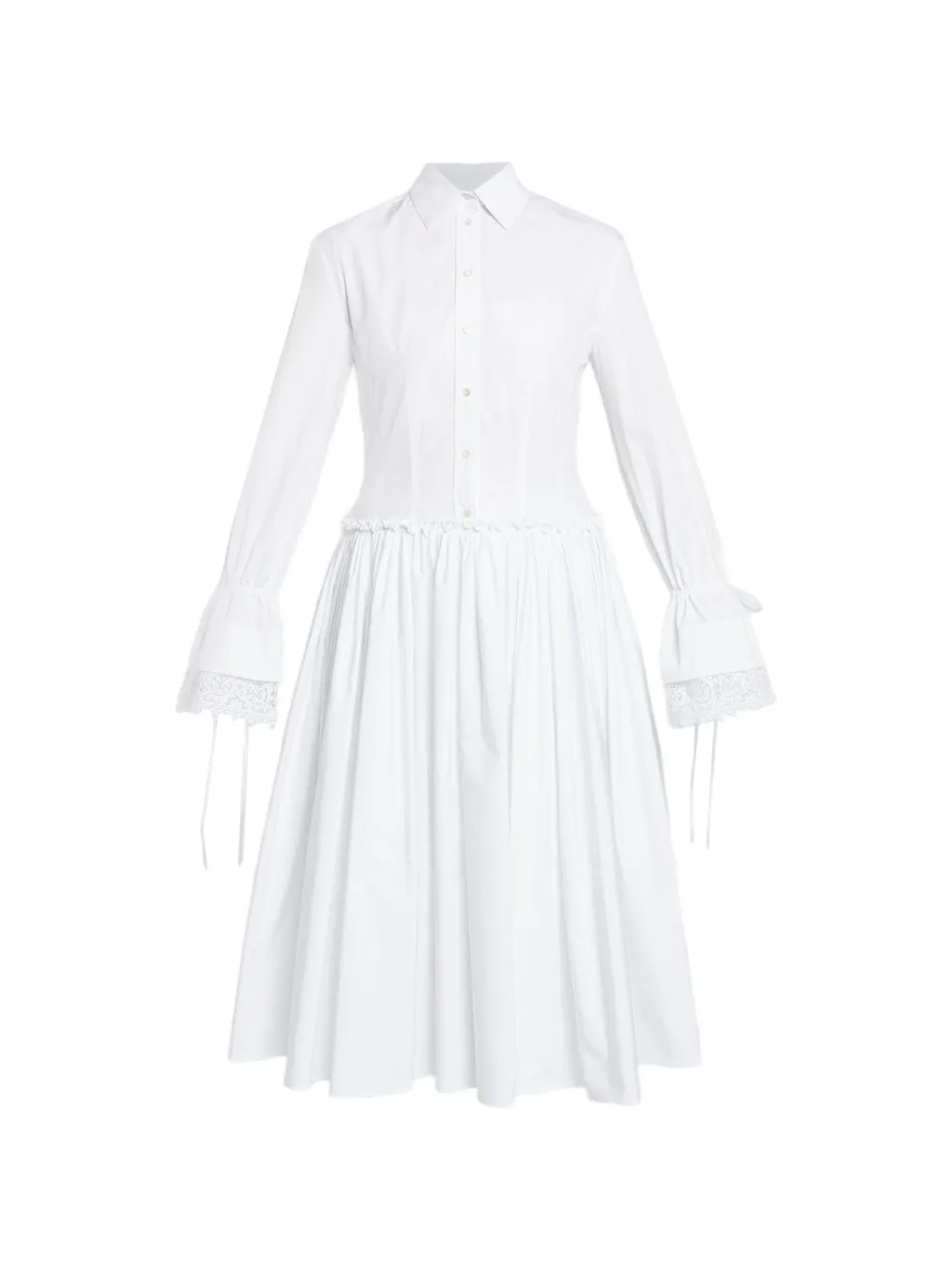 ERDEM cotton midi dress - Bianco
