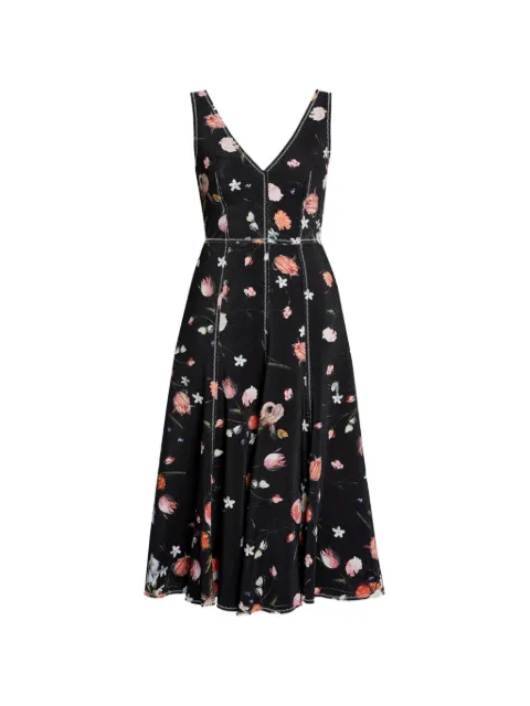 ERDEM sleeveless floral-print dress
