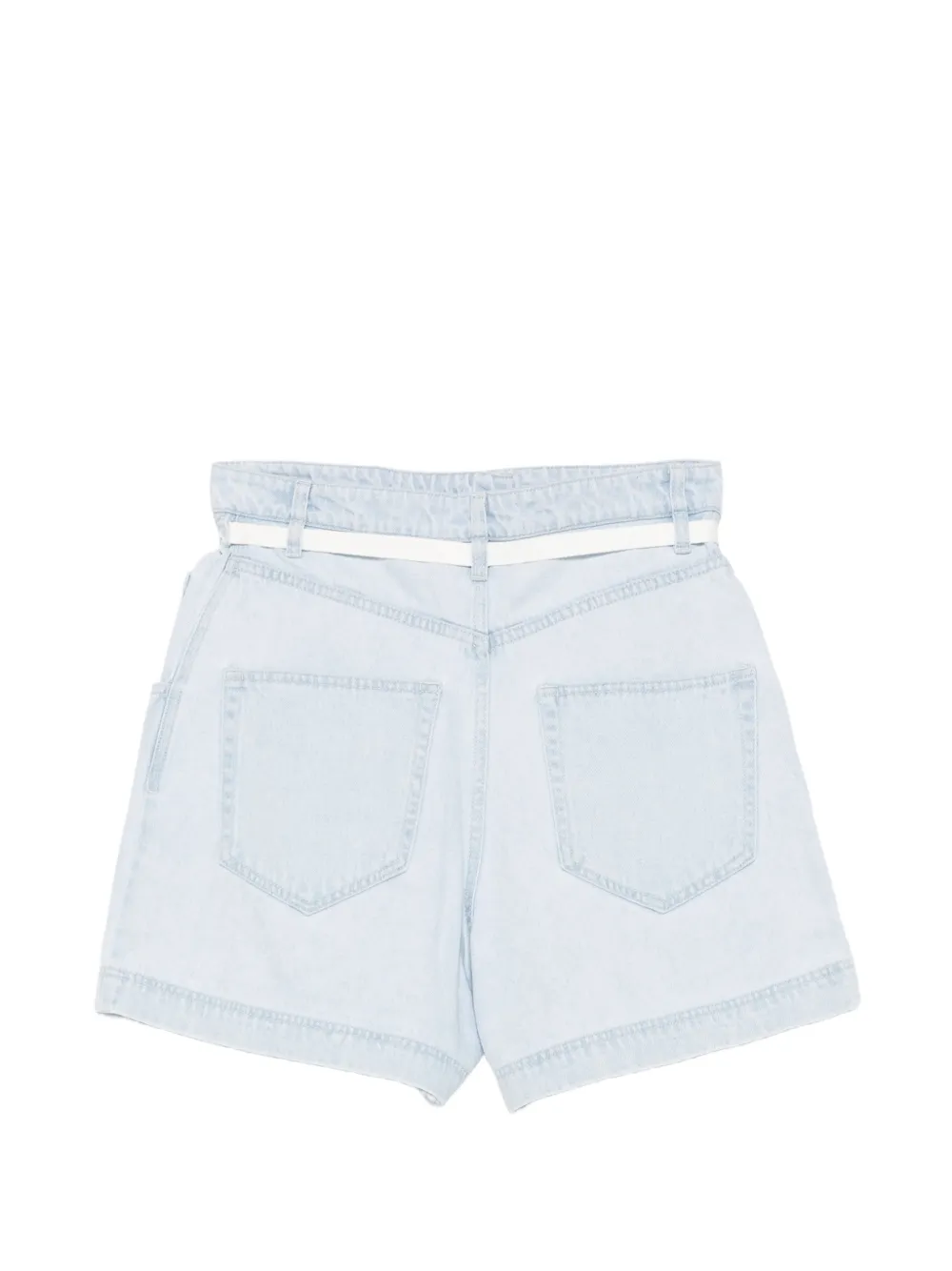 Christian Wijnants Denim shorts met trekkoord Blauw