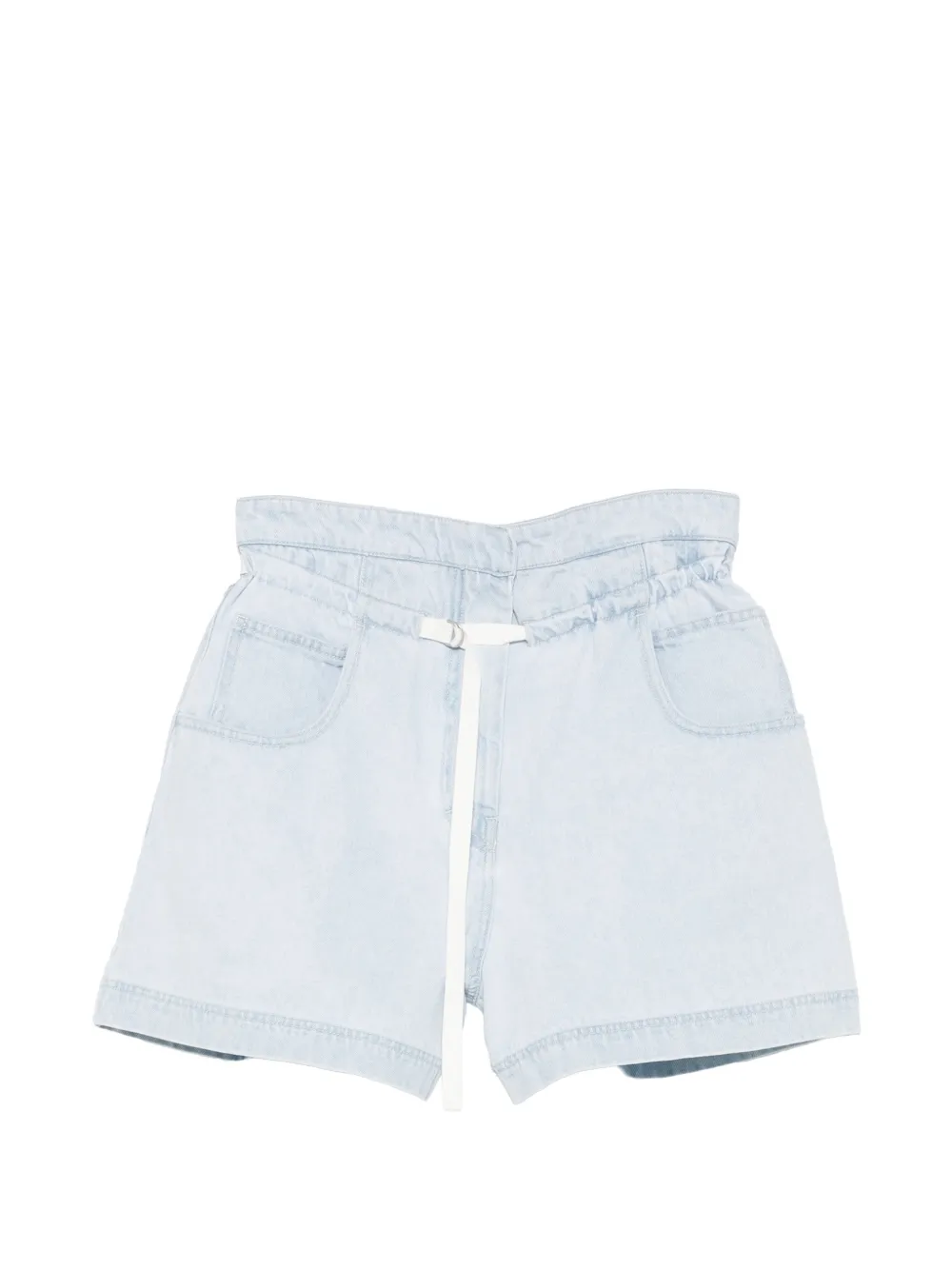 Christian Wijnants drawstrings denim shorts - Blue