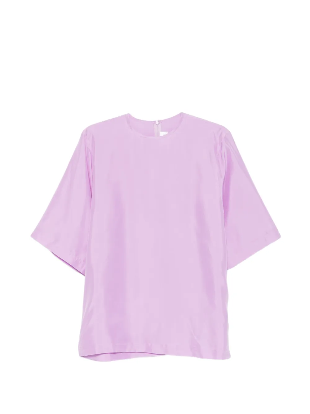 Christian Wijnants T-shirt in seta - Viola