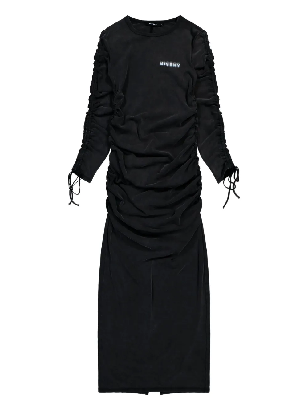 MISBHV Community gathered maxi dress - Black