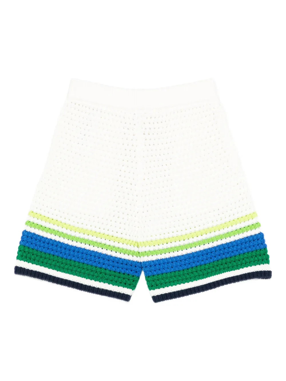CASABLANCA KIDS Shorts met streepdetail Wit