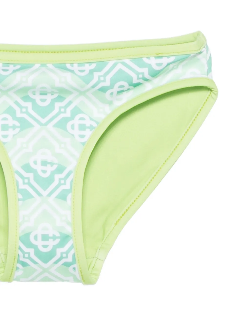  Casablanca Kids Monogram Bikini - Green 
