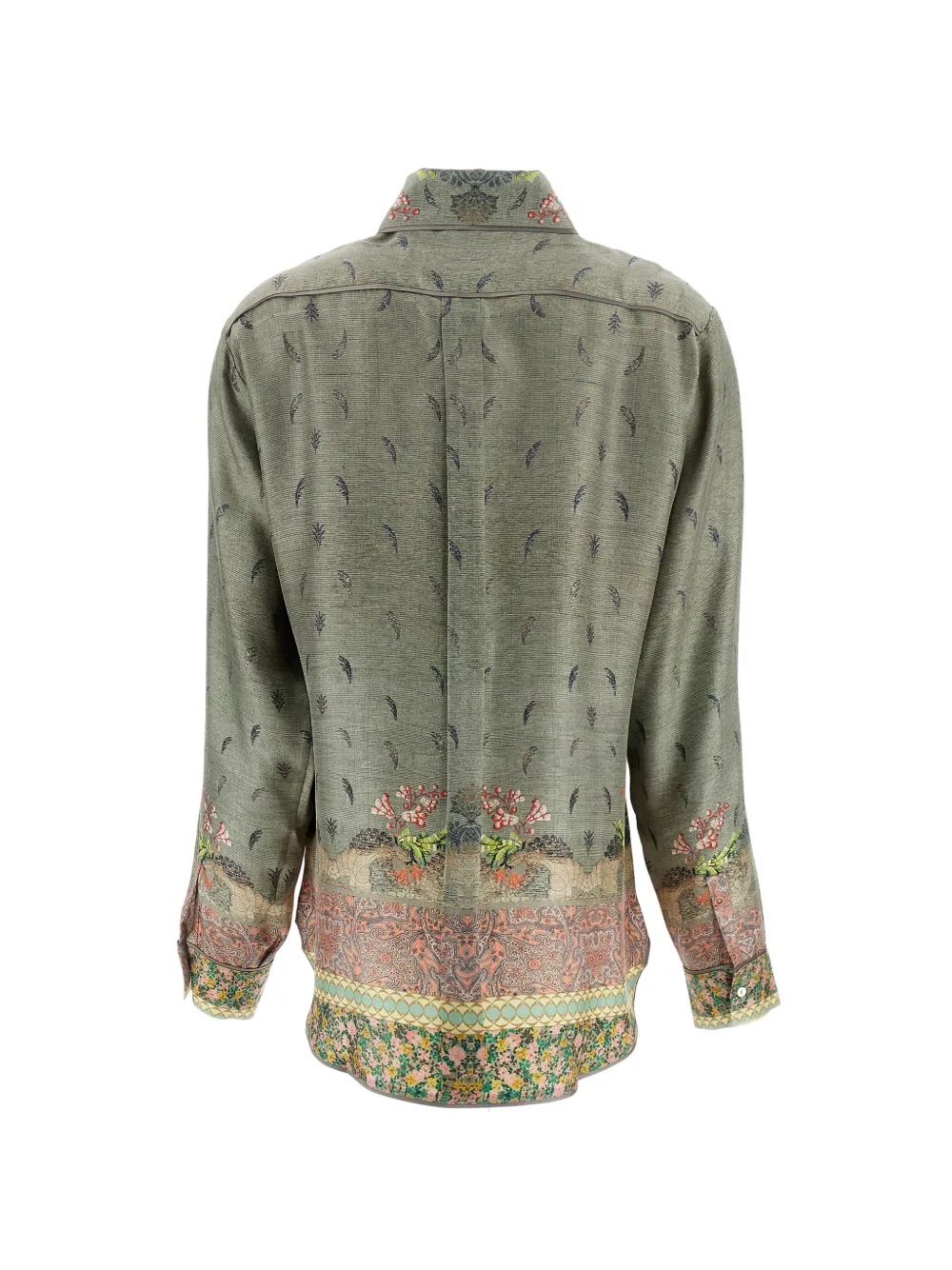 Pierre-Louis Mascia Aloe floral-print shirt - Groen