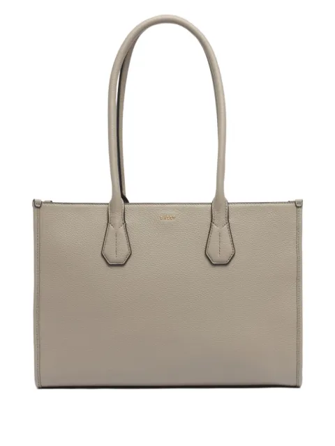 Bally grained leather tote bag