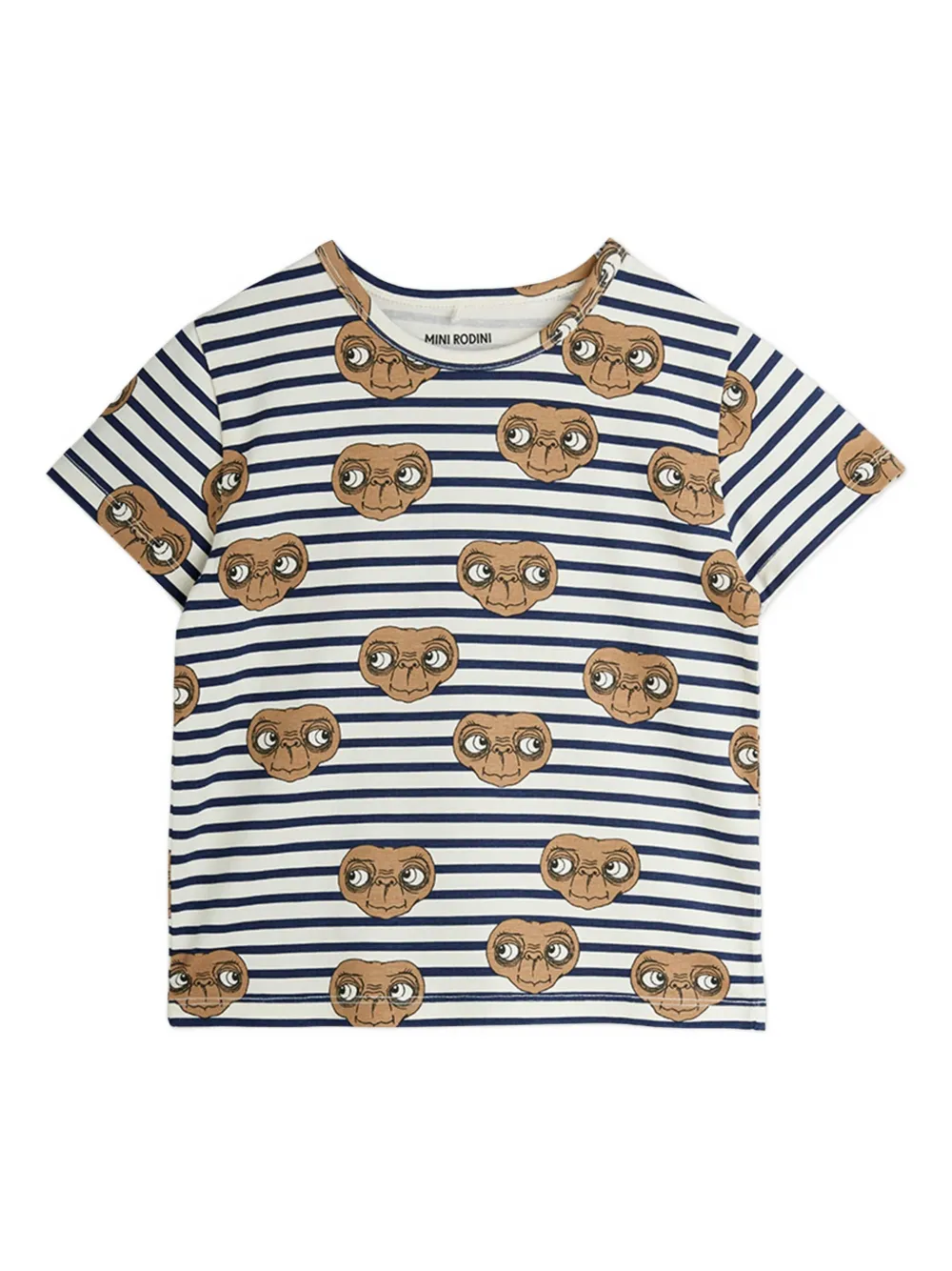 Mini Rodini striped graphic T-shirt - Bianco