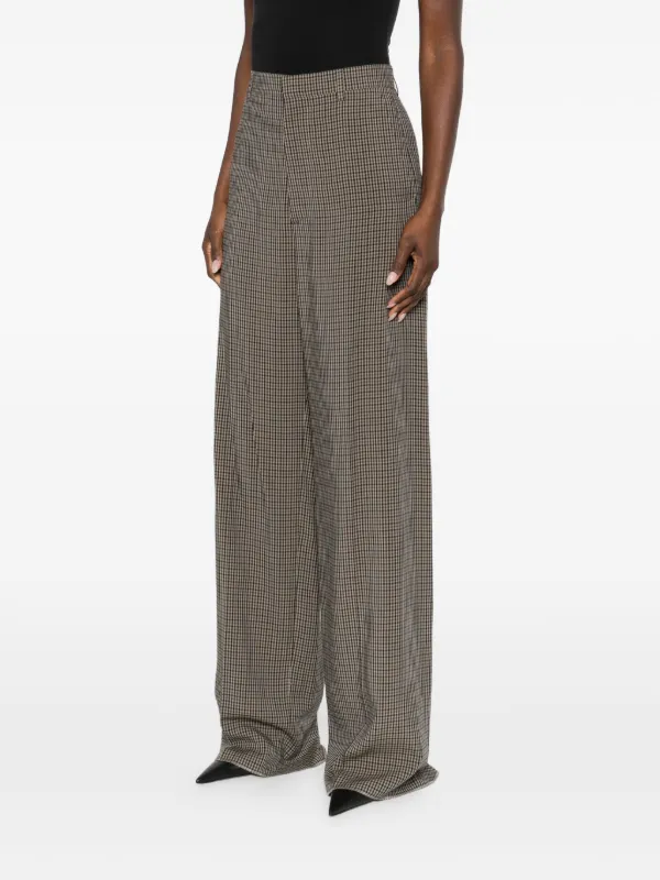 BALENCIAGA チェックパンツ Balenciaga チェック パンツ | ニュートラル | FARFETCH JP