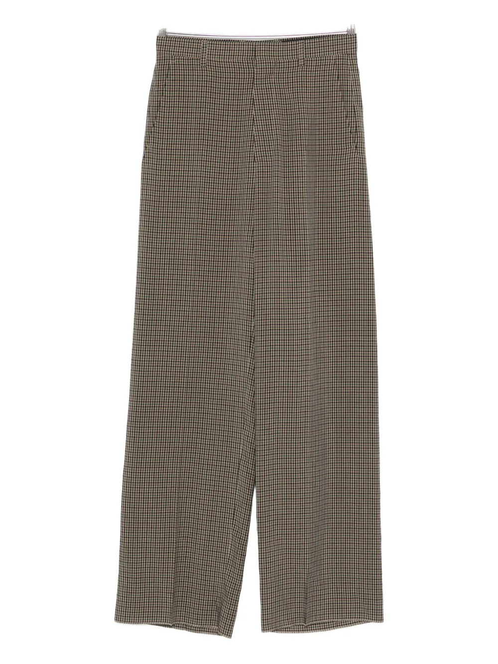 Balenciaga checked trousers - Marrone
