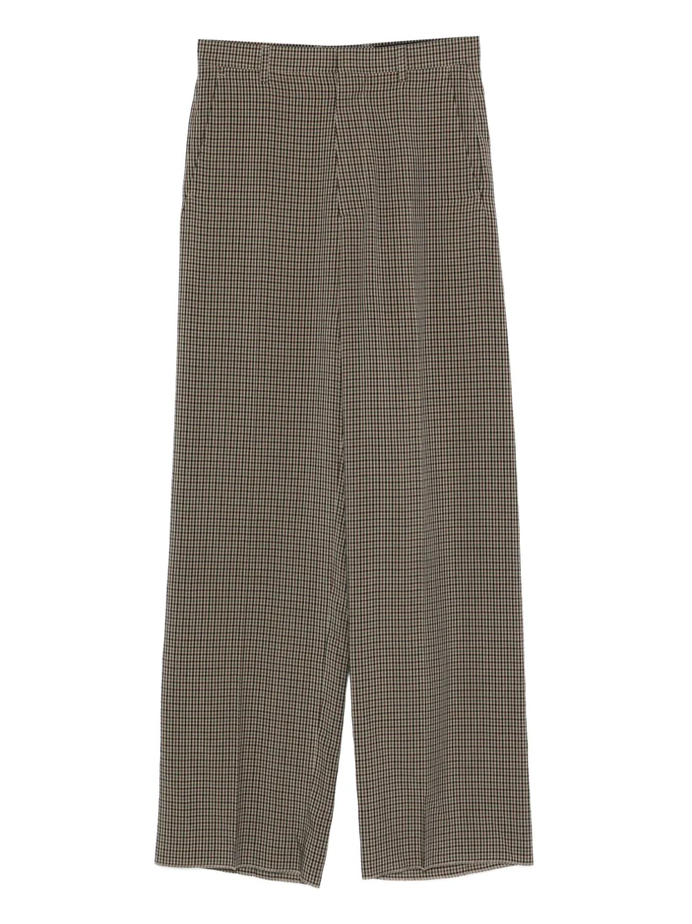 Balenciaga checked trousers - Marrone
