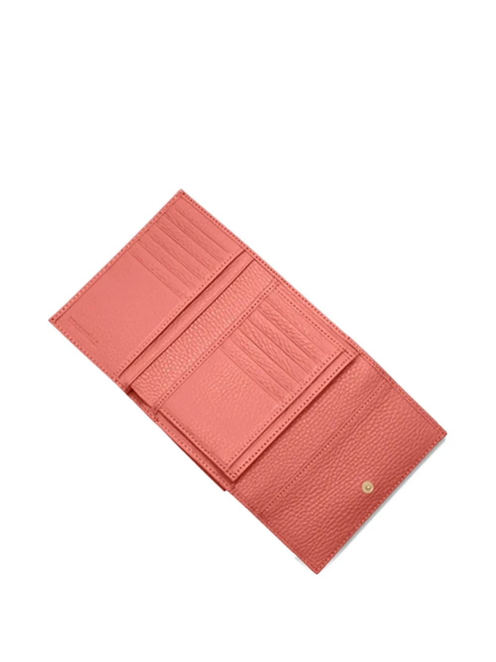 Coccinelle leather long wallet - Roze