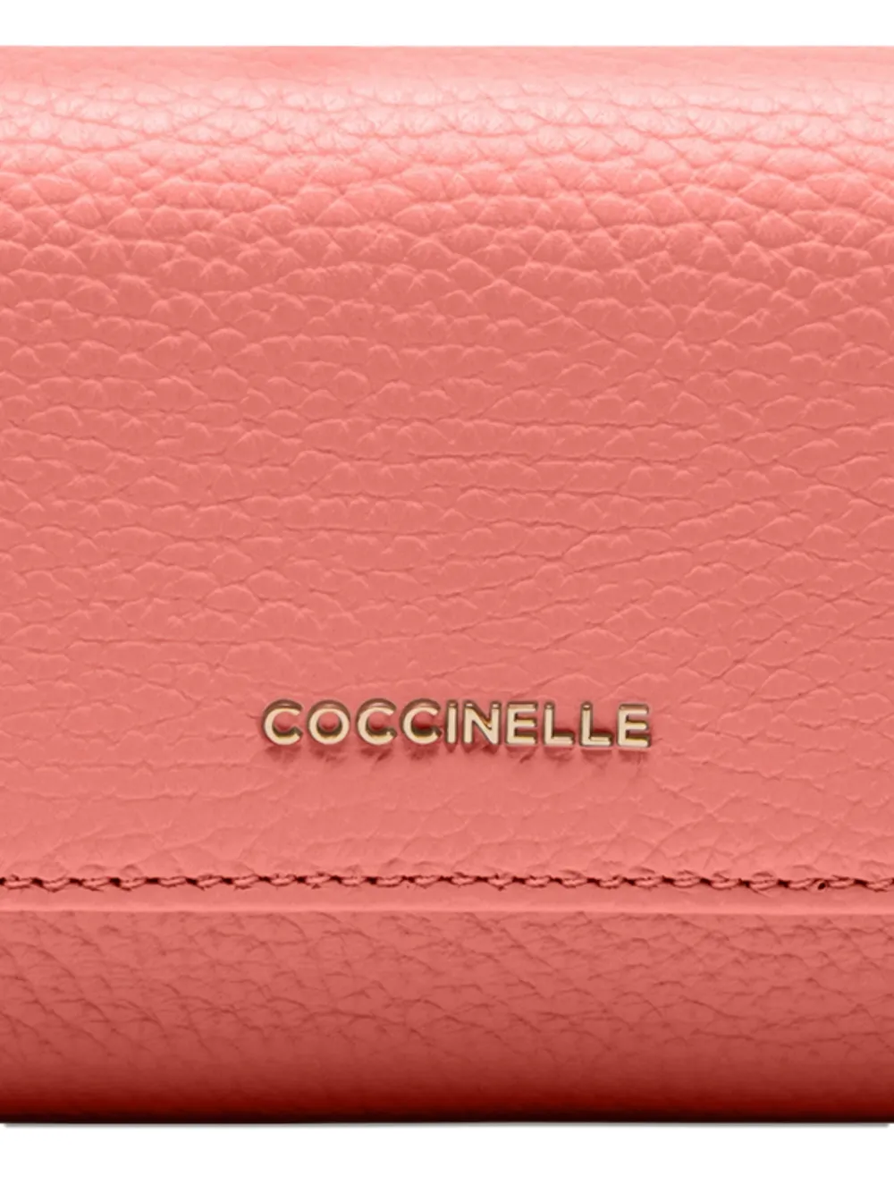  Coccinelle Leather Long Wallet - Pink 