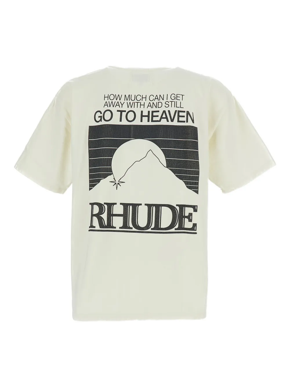 RHUDE T-shirt met logoprint - Wit