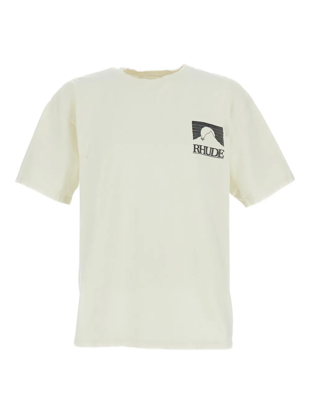RHUDE T-shirt con logo - Toni neutri