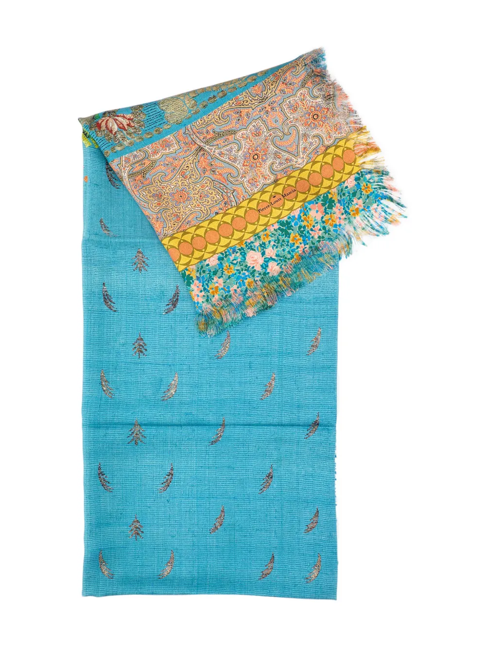 Pierre-Louis Mascia silk scarf - Blu