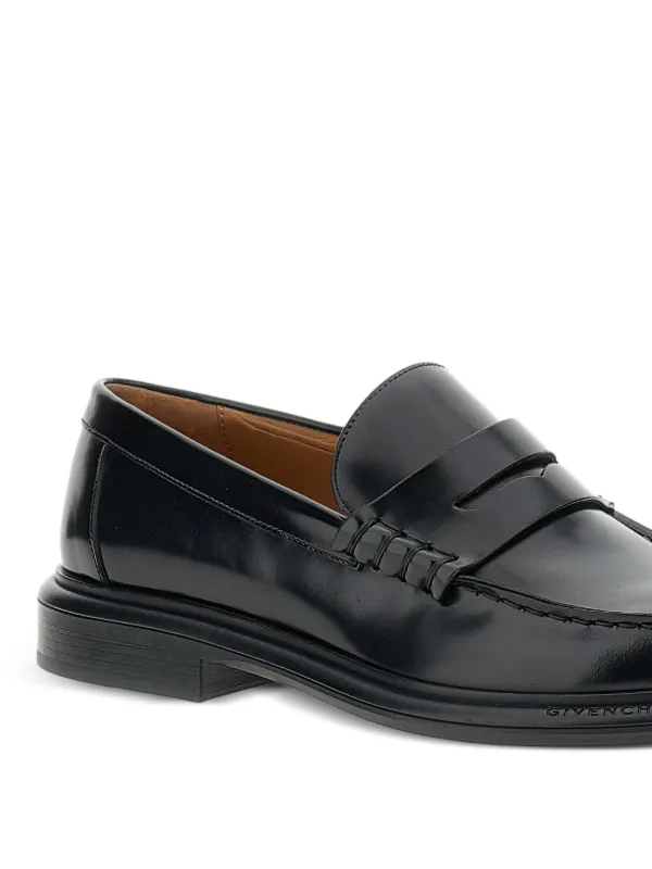 Givenchy Gent ブラッシュドレザーローファー | ブラック | FARFETCH JP