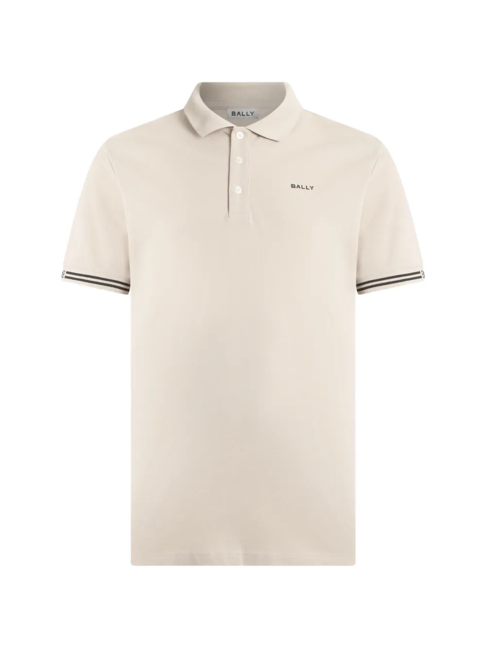 Bally Polo a righe in cotone - Toni neutri