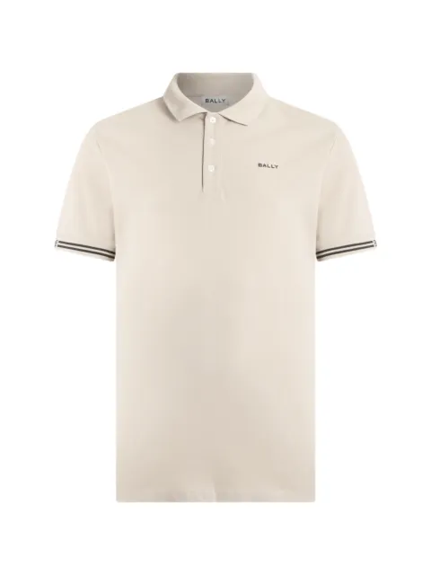 Bally striped cotton polo shirt