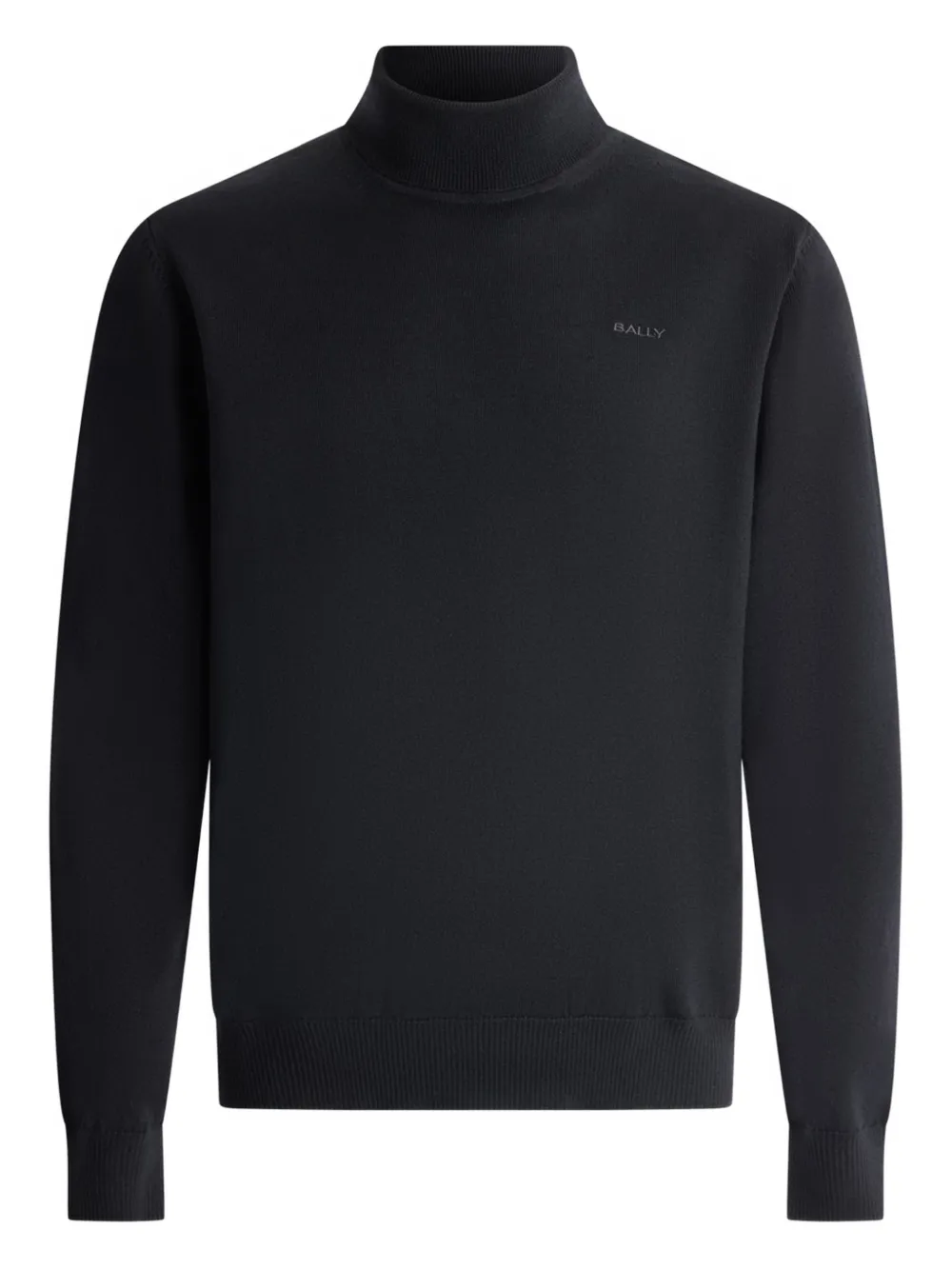 Bally turtleneck wool sweater - Black