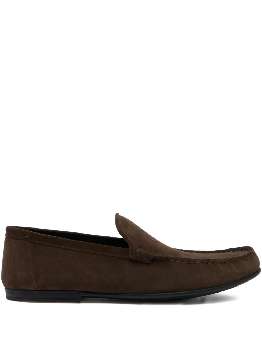 Bally Axony suede loafers - Marrone