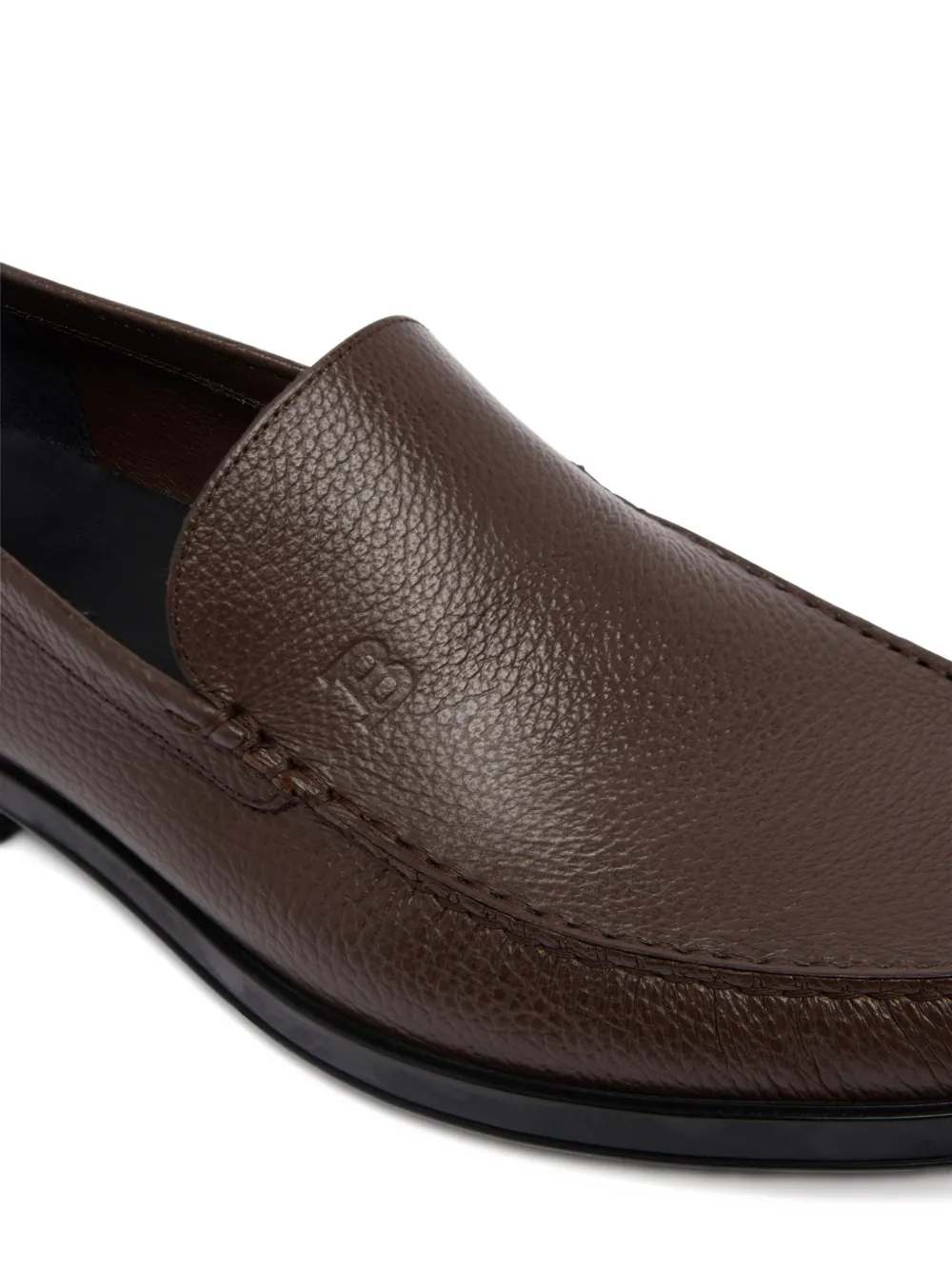 Bally Odeny loafers van bewerkt leer Bruin
