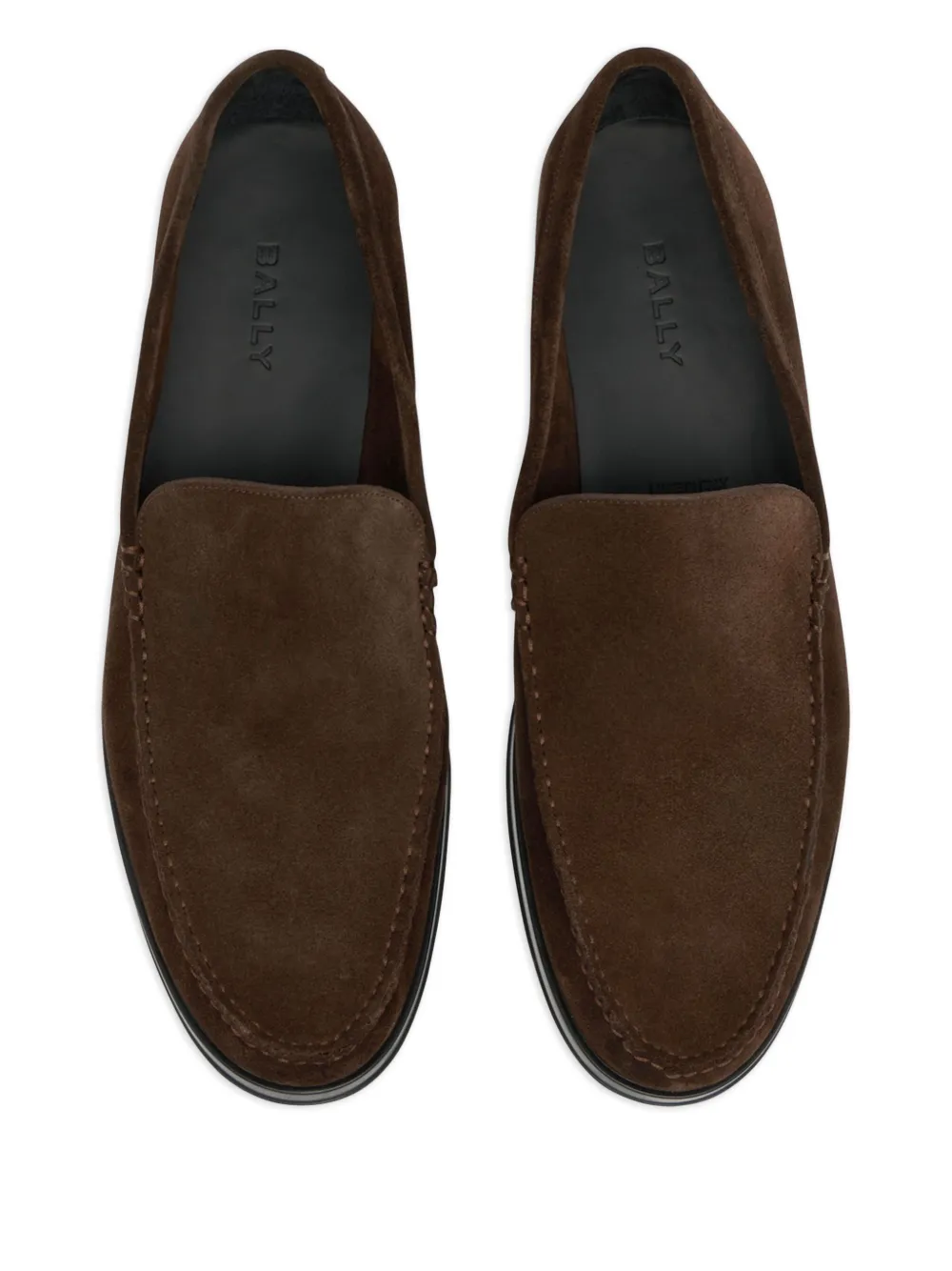 Bally Odeny suède loafers Bruin