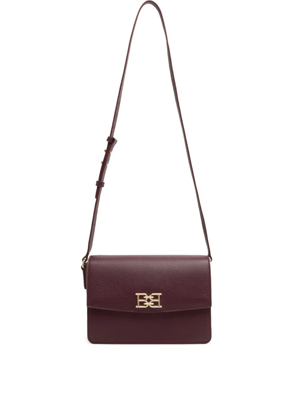 Bally grained leather crossbody bag - Rot
