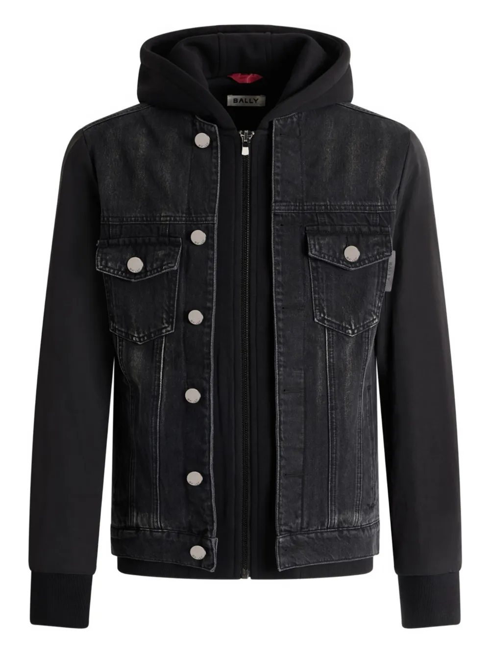 Bally hooded trucker jacket | negro | Image 1